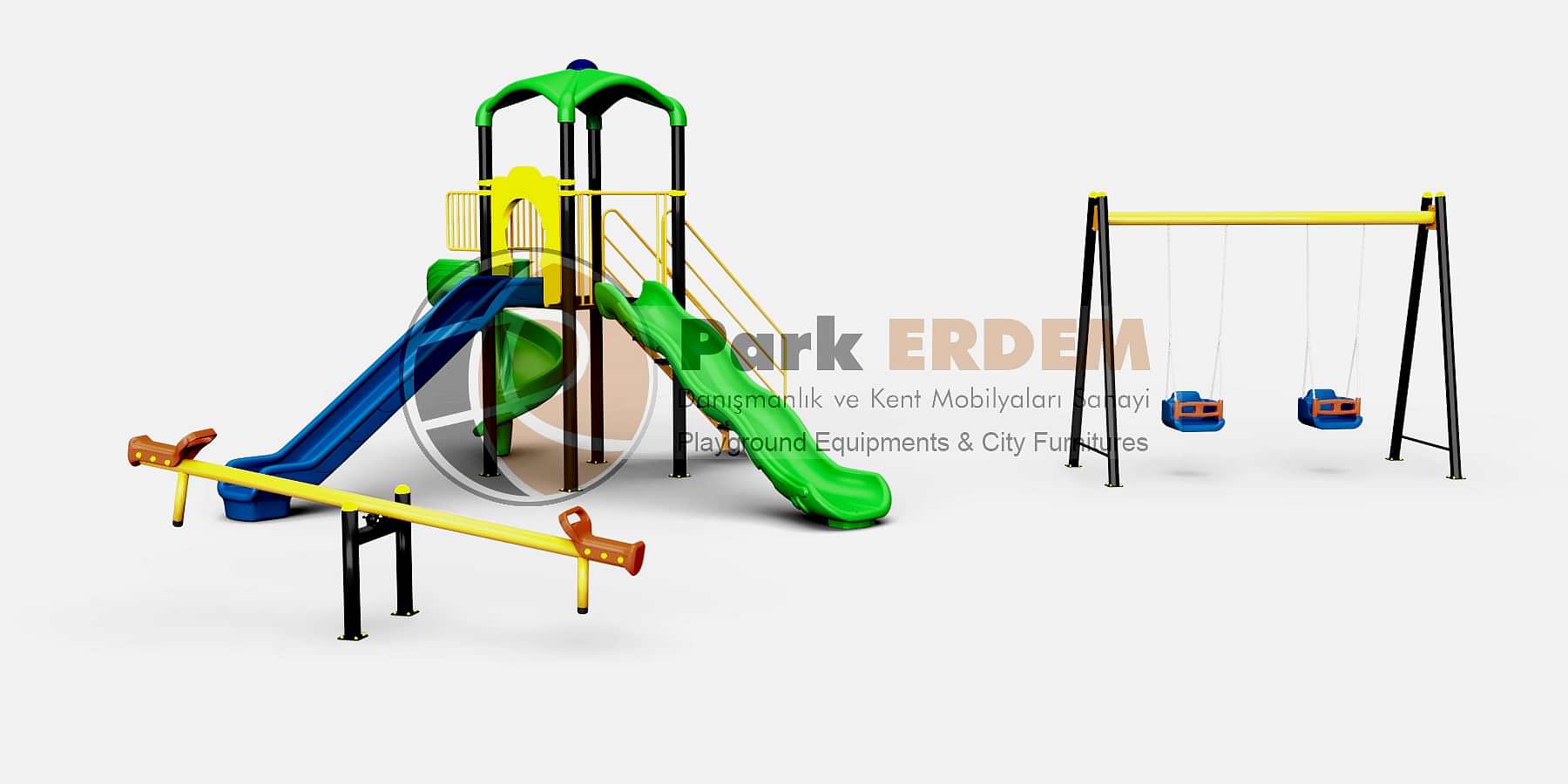 Kampanya - 11 TEK KULE 3 KAYDIRAK BAĞIMSIZ SALINCAK VE TAHTEREVALLİ DAHİL