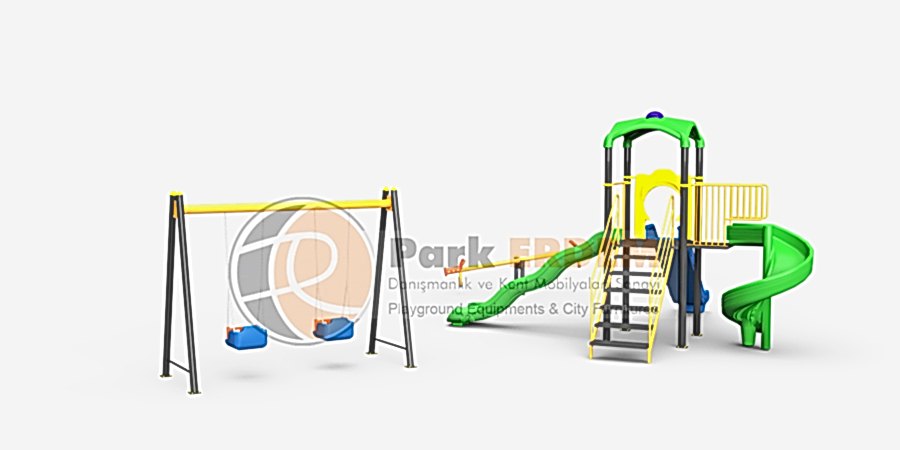 Kampanya - 11 TEK KULE 3 KAYDIRAK BAĞIMSIZ SALINCAK VE TAHTEREVALLİ DAHİL