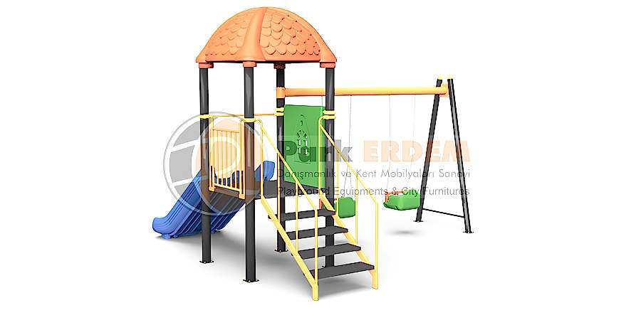 Kampanya - 12 İKİZ KAYDIRAKLI VE İKİ SALINCAKLI OYUN GRUBU