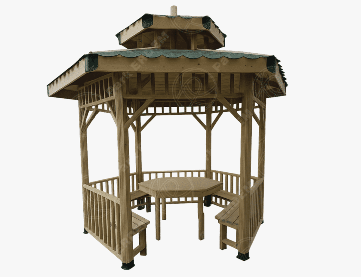 Kampanya - 13 3 METRE ÇAPINDA ALTIGEN MASALI KAMERİYE - AHŞAP ÇARDAK KAMELYA