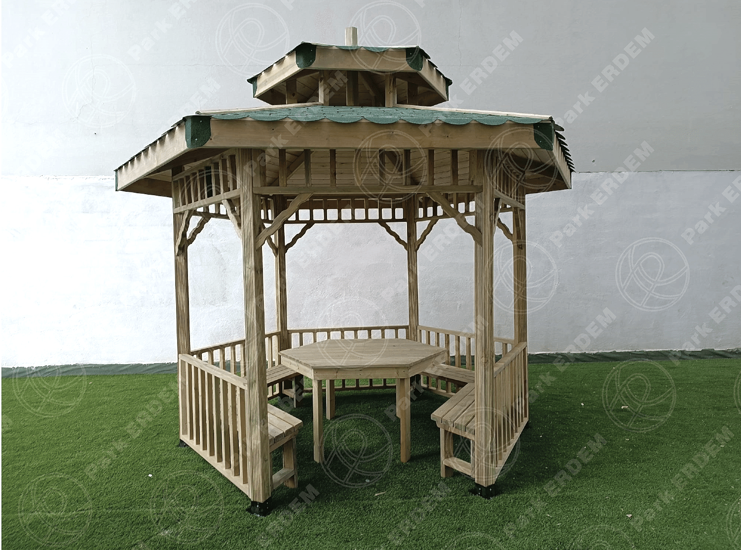 Kampanya - 13 3 METRE ÇAPINDA ALTIGEN MASALI KAMERİYE - AHŞAP ÇARDAK KAMELYA